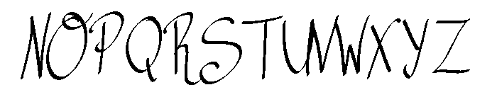 Cursive Neat Regular Font UPPERCASE