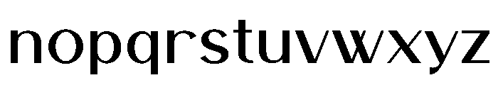 Cursive Regular Font LOWERCASE