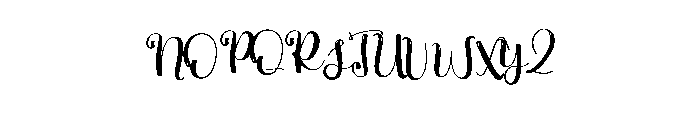 Curtain Clause Font UPPERCASE