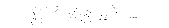 CurvsiveTracing-Dot Font OTHER CHARS