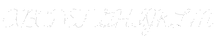 CurvsiveTracing-Dot Font UPPERCASE