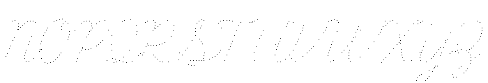 CurvsiveTracing-Dot Font UPPERCASE