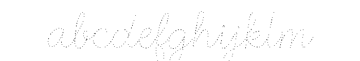 CurvsiveTracing-Dot FONT