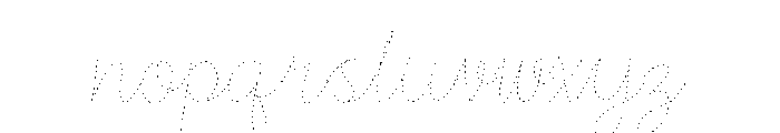 CurvsiveTracing-Dot Font LOWERCASE