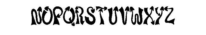 Curvy Arrows By Squeeb  Regular Font UPPERCASE