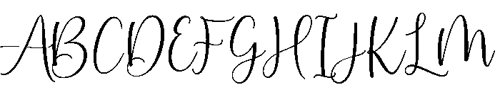 Curvy night Regular Font UPPERCASE