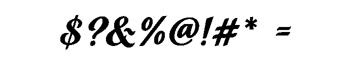Custody Royale Font OTHER CHARS
