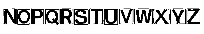 Cut_Out_Block Font UPPERCASE