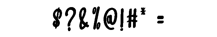 Cute Banana Font OTHER CHARS