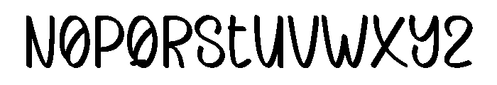 Cute Banana Font UPPERCASE