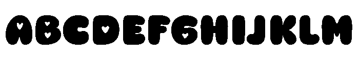 Cute Belle Font UPPERCASE