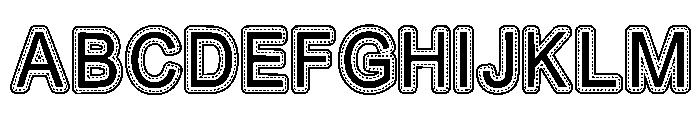 Cute Blink Regular Font UPPERCASE