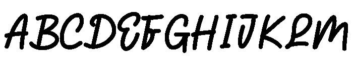 Cute Bolo Font UPPERCASE