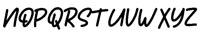 Cute Bolo Font UPPERCASE