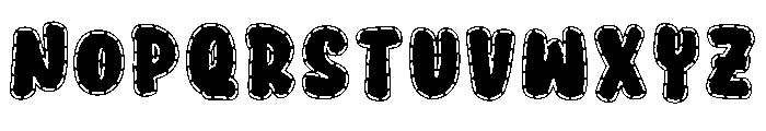 Cute Bounce Regular Font LOWERCASE