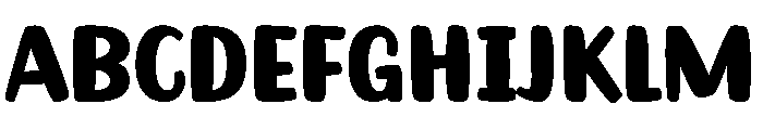 Cute Calm Regular Font UPPERCASE