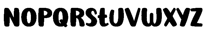 Cute Calm Regular Font LOWERCASE