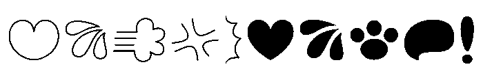 Cute Catty Regular Font OTHER CHARS