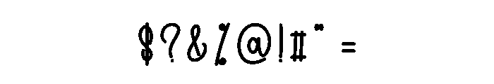 Cute Chalk Font OTHER CHARS