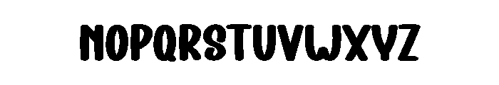 Cute Charm Font LOWERCASE