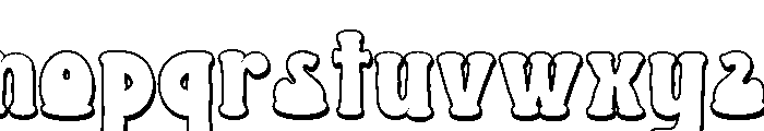 Cute Chunky Regular Font LOWERCASE