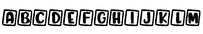 Cute Creative Font UPPERCASE