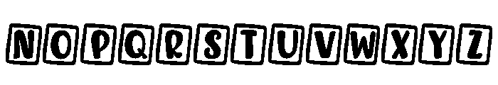 Cute Creative Font UPPERCASE