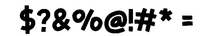 Cute Cricut Regular Font OTHER CHARS