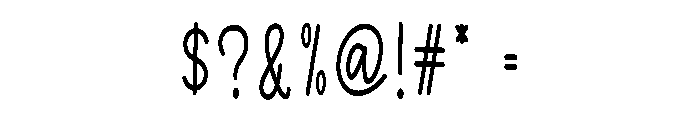 Cute Daddy Font OTHER CHARS