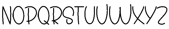 Cute Daddy Font UPPERCASE