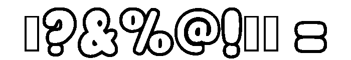 Cute Disney Regular Font OTHER CHARS