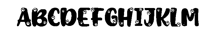 Cute Dog Brown FONT
