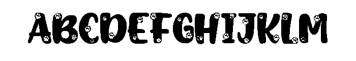 Cute Dog Orange FONT