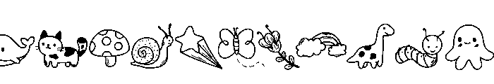 Cute Doodle Whimsy FONT