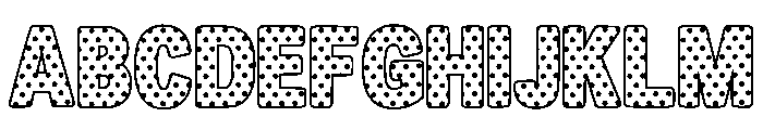 Cute Dot White Regular FONT
