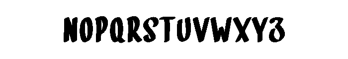 Cute Dreams Font UPPERCASE
