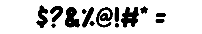 Cute Emilo Regular Font OTHER CHARS