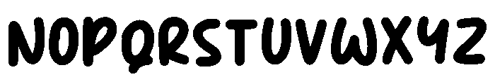 Cute Emilo Regular Font UPPERCASE