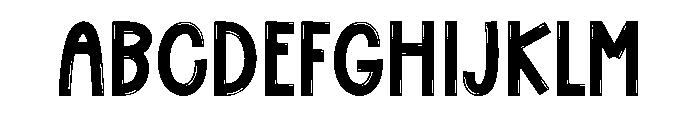 Cute Family Font UPPERCASE