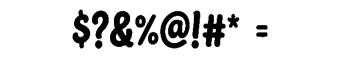 Cute Gallery Font OTHER CHARS