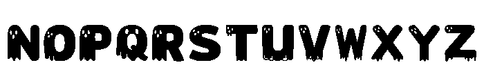 Cute Ghost Regular Font UPPERCASE