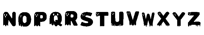 Cute Ghost Regular Font LOWERCASE