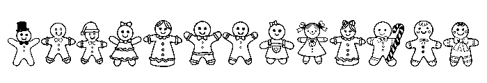 Cute Gingerbread FONT