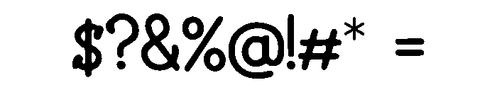 Cute_Gothic Font OTHER CHARS