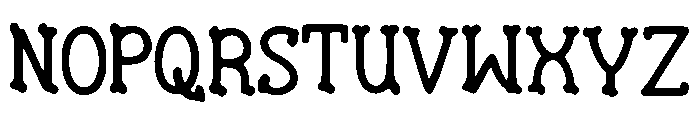 Cute_Gothic Font UPPERCASE