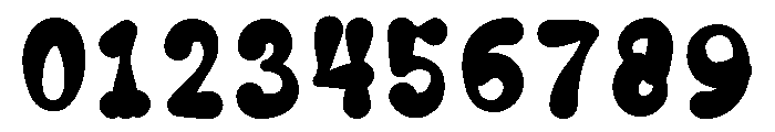 Cute Groovy Regular Font OTHER CHARS