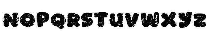 Cute Grunge Regular Font LOWERCASE