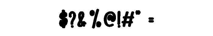 Cute Handmade Font OTHER CHARS