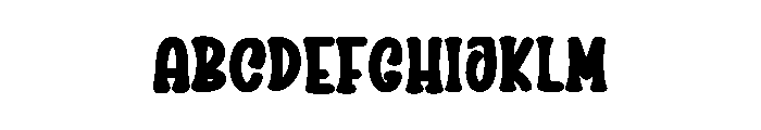 Cute Handmade Font UPPERCASE