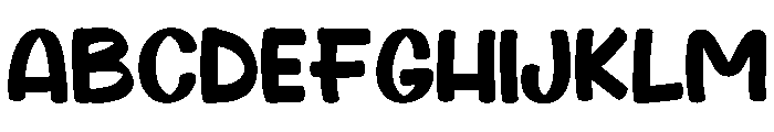 Cute Herlina Reguler Font UPPERCASE